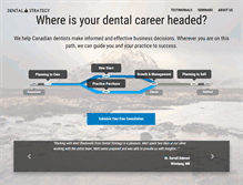Tablet Screenshot of dentalstrategy.ca